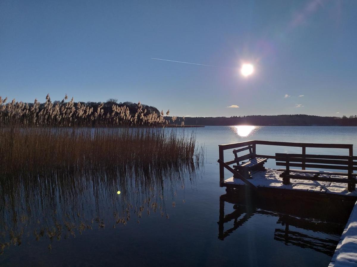 Mazury Domek Caloroczny Pelnik Gm Ostroda Jezioro Las Exterior photo