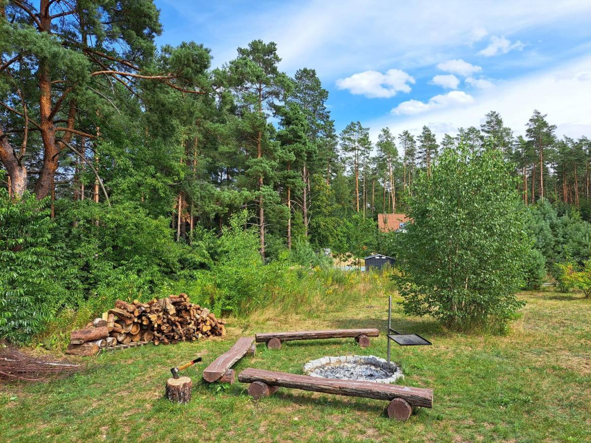 Mazury Domek Caloroczny Pelnik Gm Ostroda Jezioro Las Exterior photo